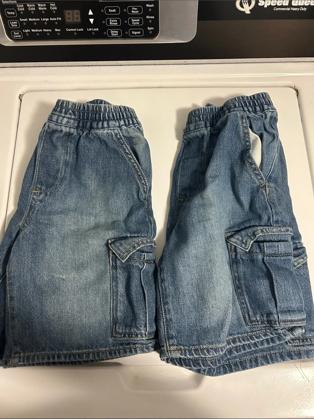 The Children's Place Light Blue Denim Cargo Shorts